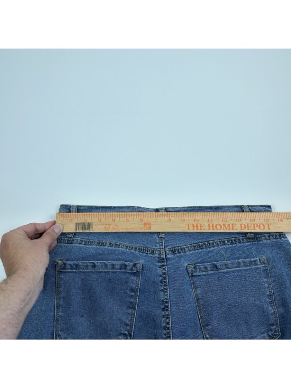 Curve Appeal High Rise Wide Leg  Jeans 12/31 Color Capri - Picture 10 of 13